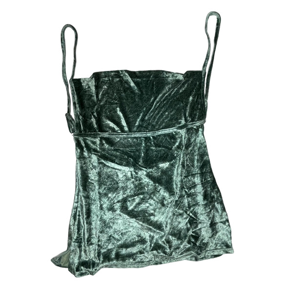Free People Green All Night Velvet Camisole NWT Size Small - Picture 2 of 8